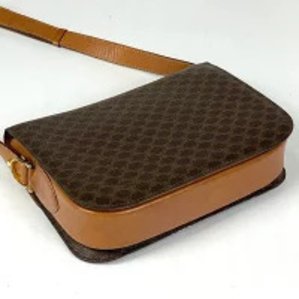 Celine bag Macadam brown shoulder carriage Brown